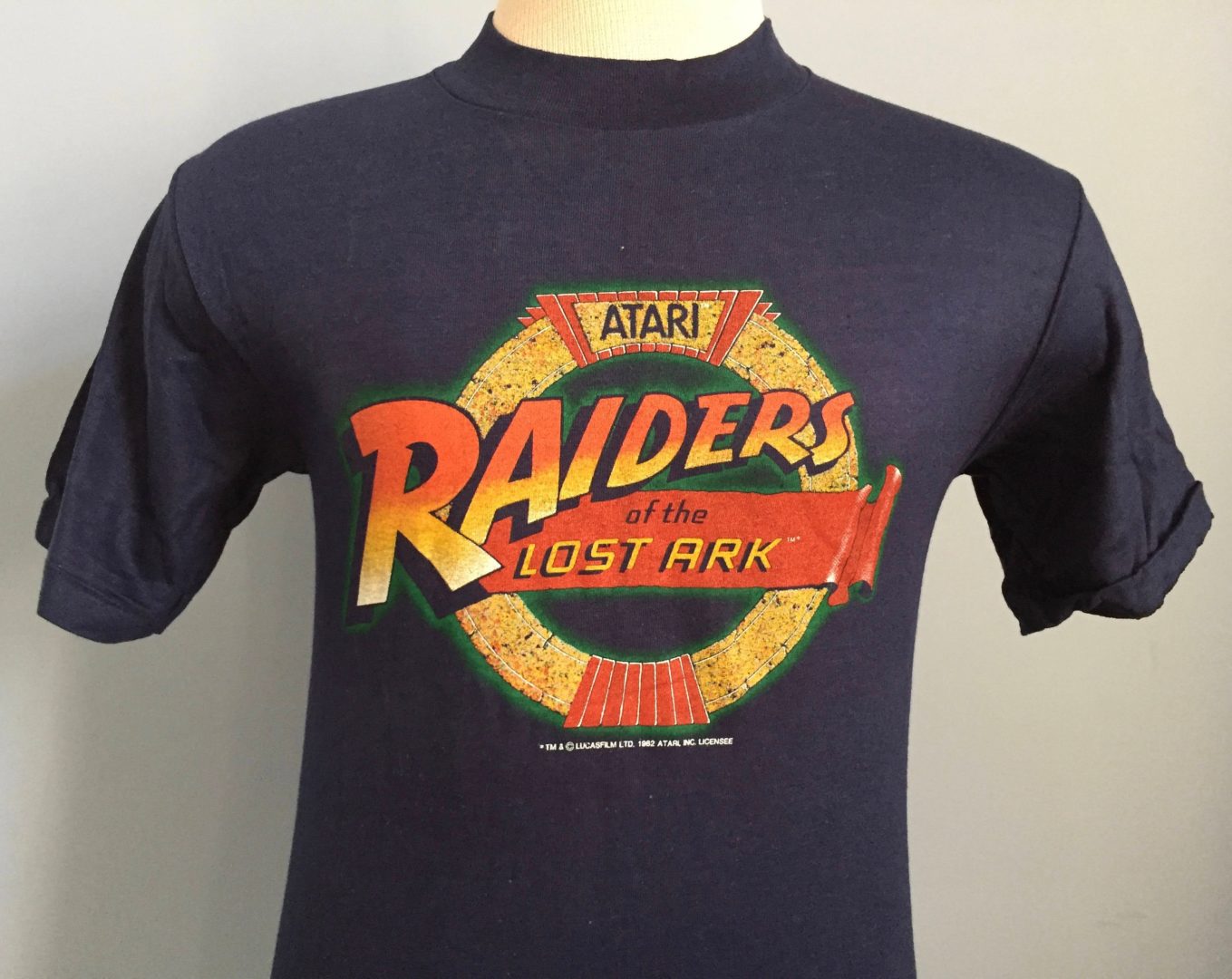 80s Vintage Centipede 1982 Atari video game iron-on promo raglan T-Shirt YOUTH LARGE