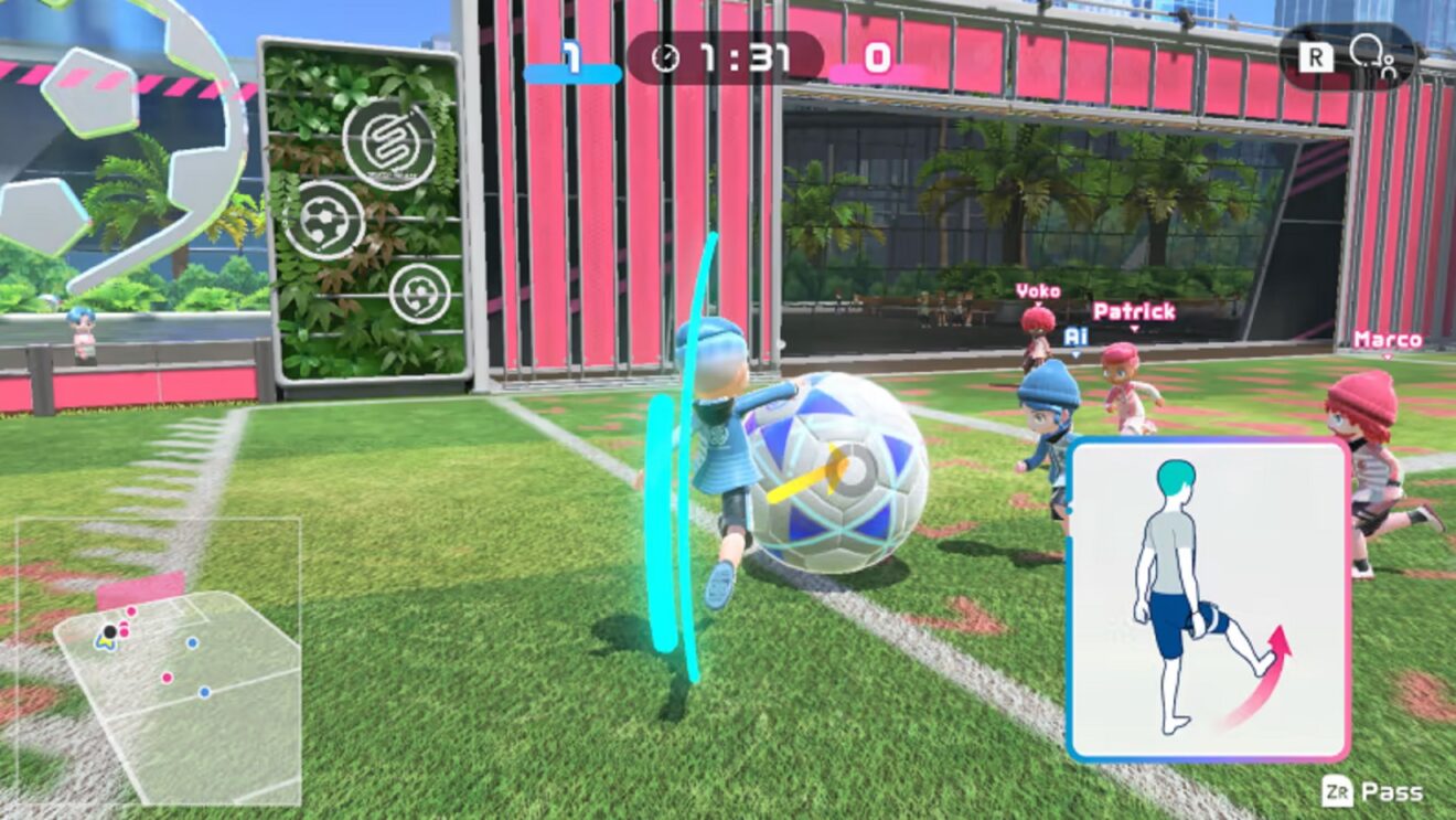 Nintendo Switch Sports adds new volleyball moves, Leg Strap