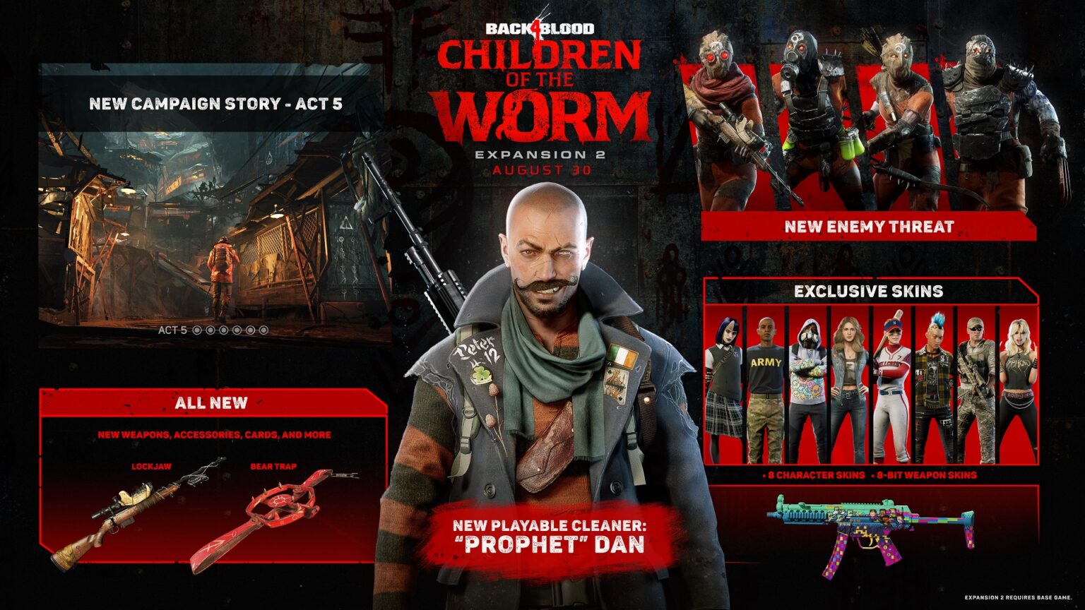 Back 4 Blood s Children Of The Worm Expansion Adds Act 5 And A New Cleaner EGM